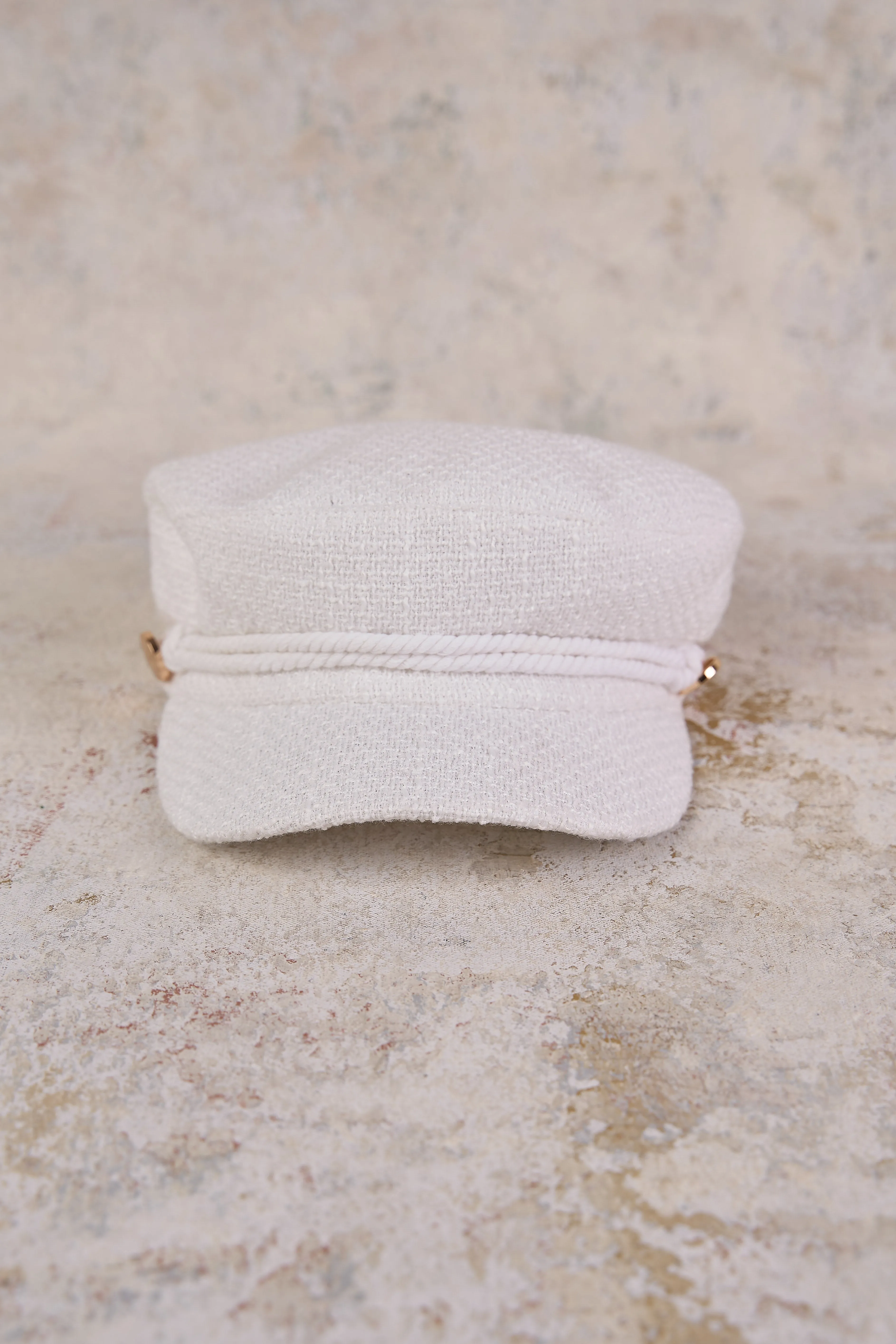 Rosalie Bakerboy Hat - White