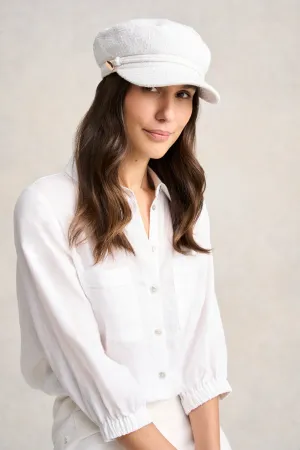 Rosalie Bakerboy Hat - White