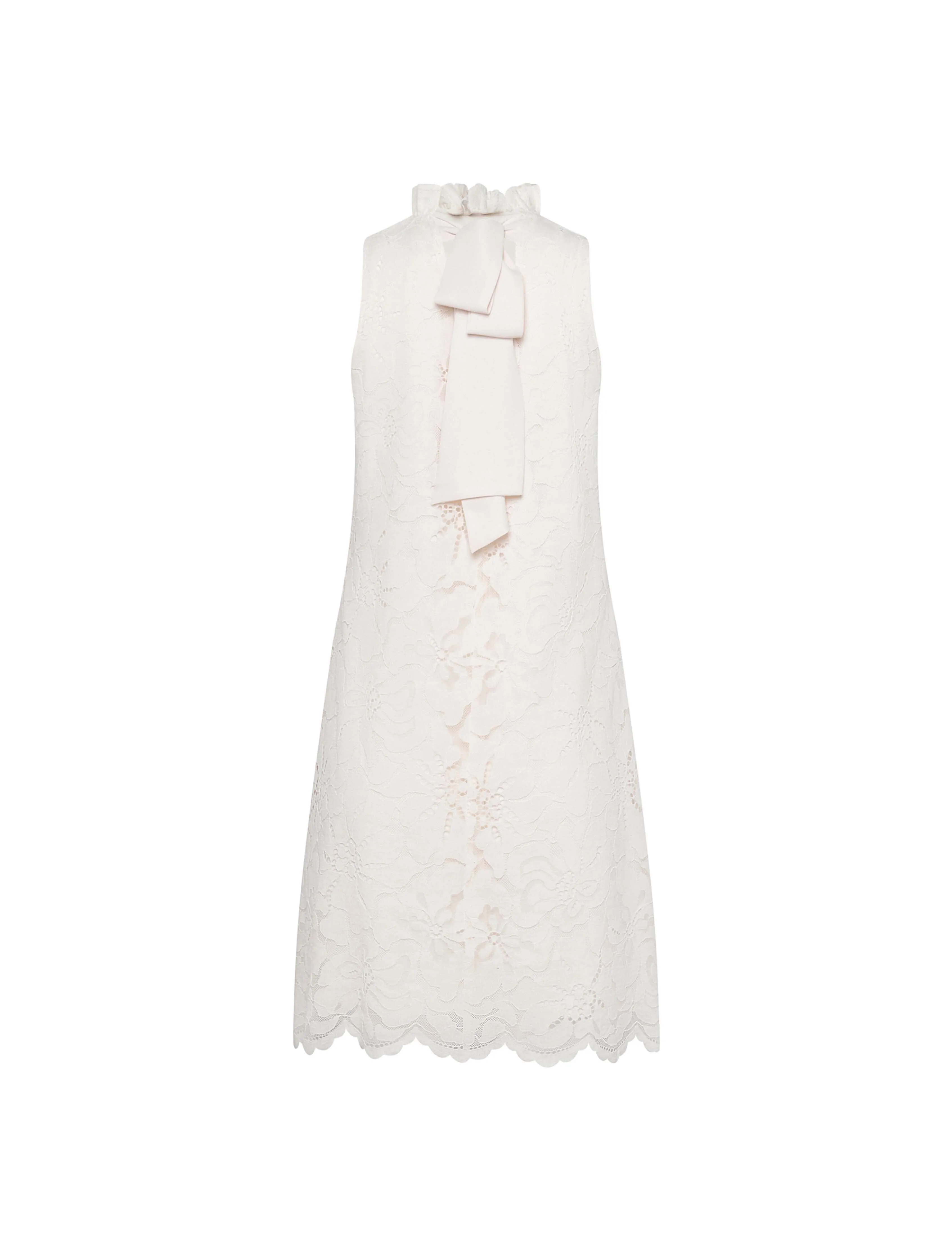 Ruffle Collar Shift Dress