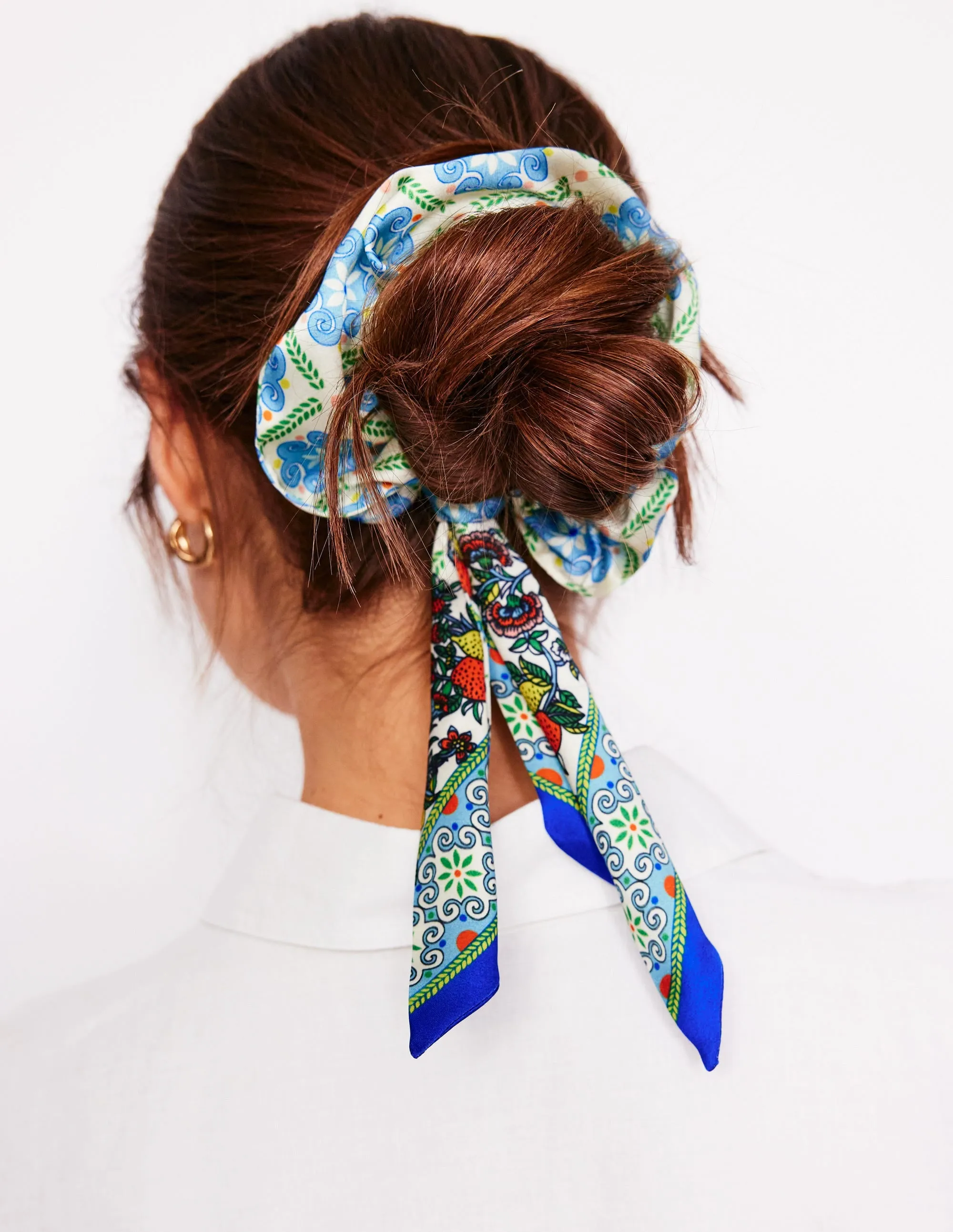 Scarf Scrunchie-Conversational