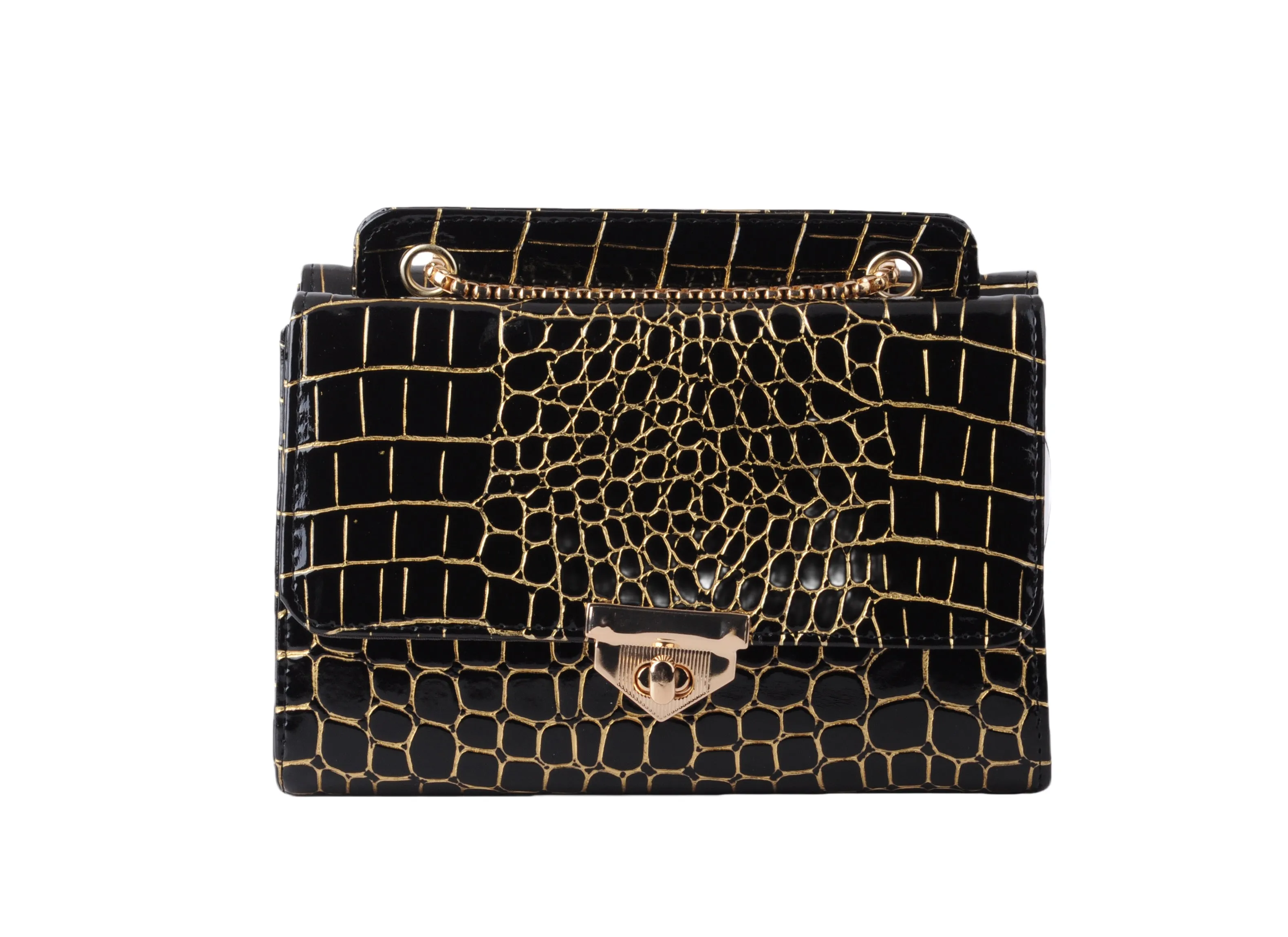 Scarlet Croc Satchel