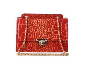 Scarlet Croc Satchel