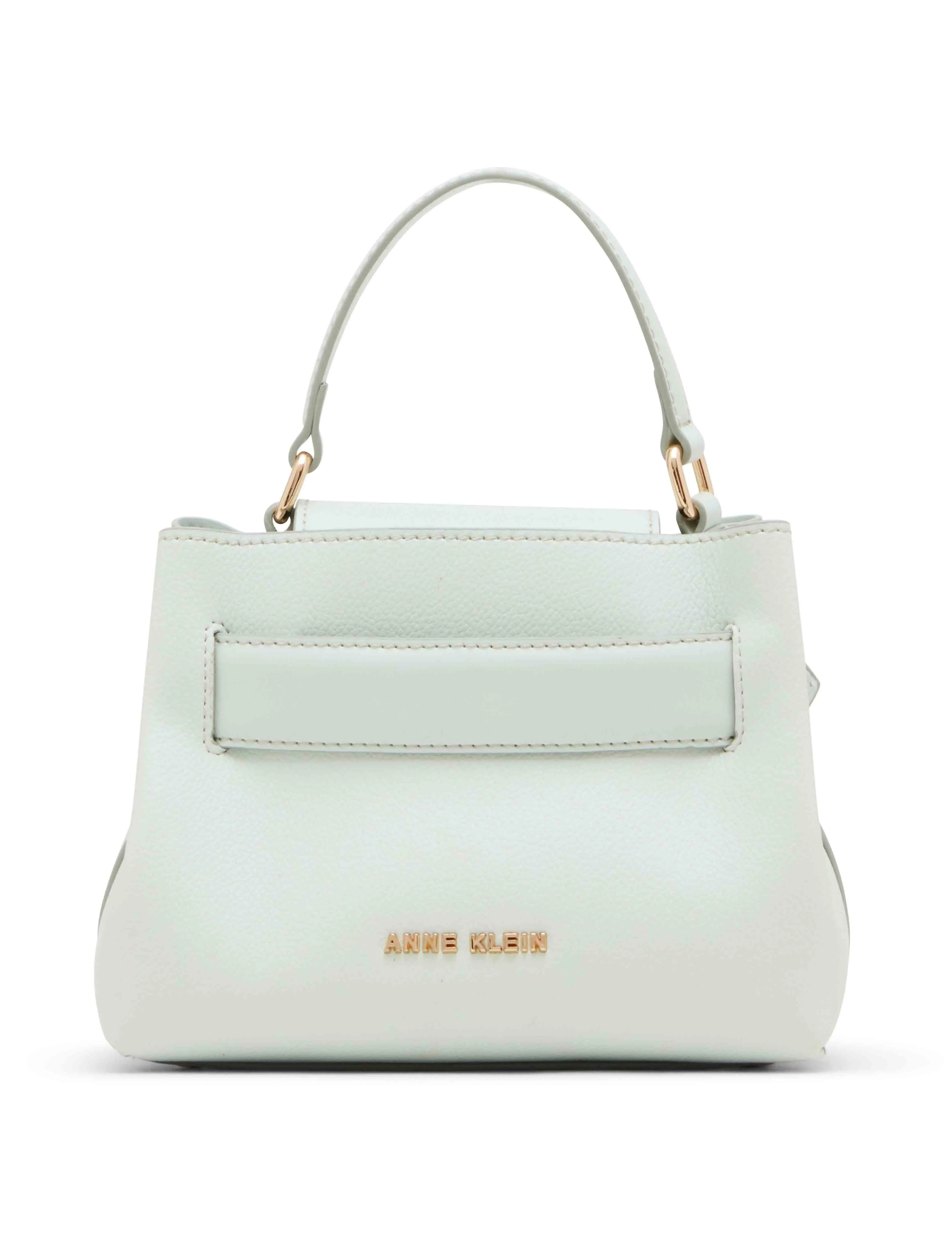 Sculpted Buckle Mini Top Handle with Convertible Strap