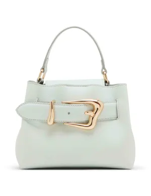 Sculpted Buckle Mini Top Handle with Convertible Strap