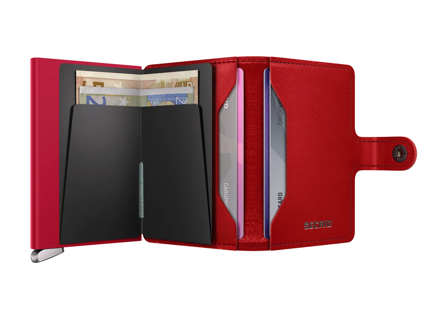 SECRID - Premium Miniwallet Emboss Diamond Red