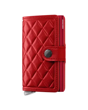 SECRID - Premium Miniwallet Emboss Diamond Red