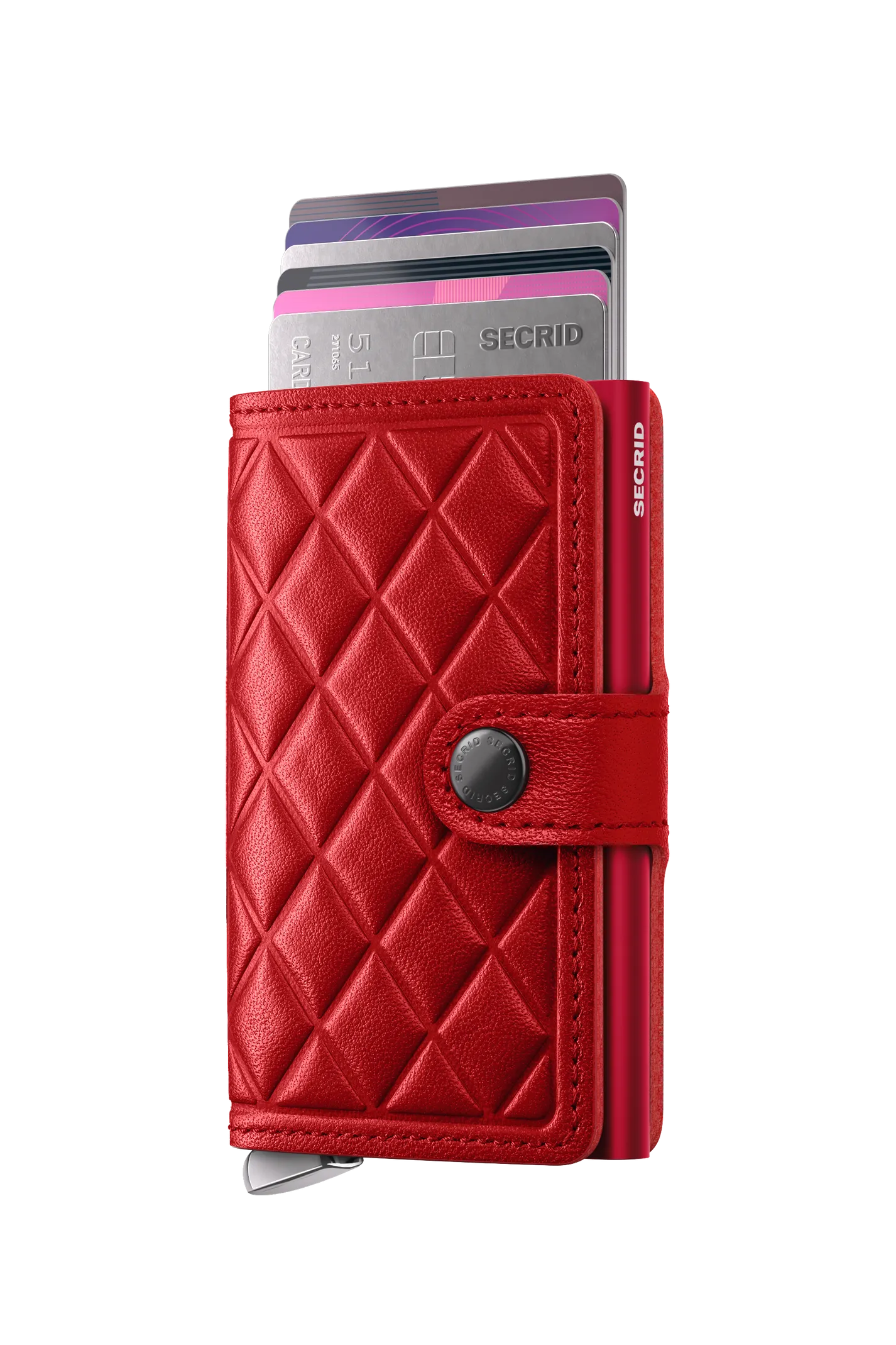 SECRID - Premium Miniwallet Emboss Diamond Red