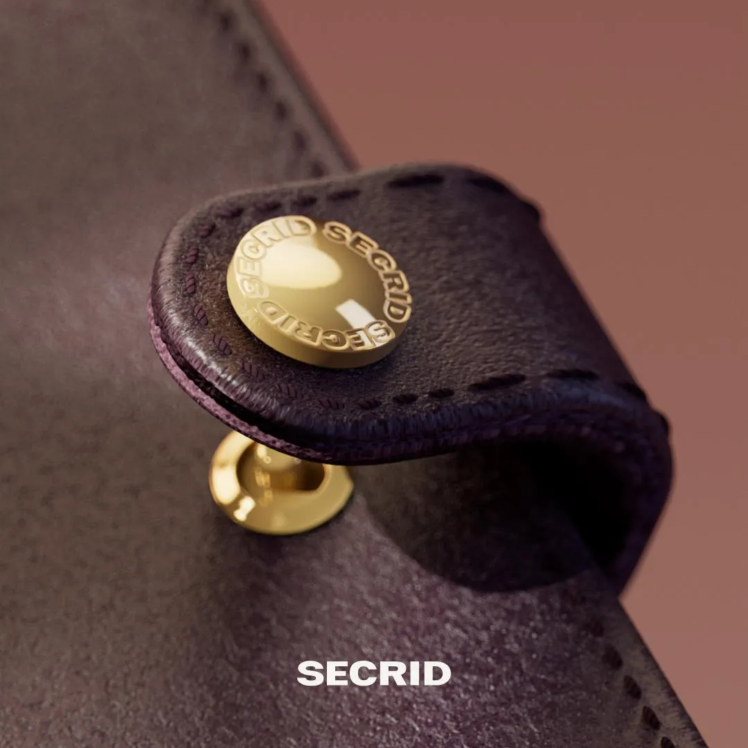 SECRID - Premium Slimwallet Emboss Lines Black