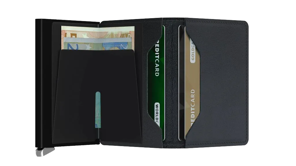 SECRID - Premium Slimwallet Emboss Lines Black