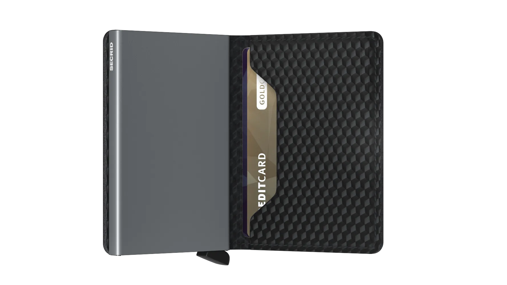 SECRID - Slimwallet Cubic Black Titanium