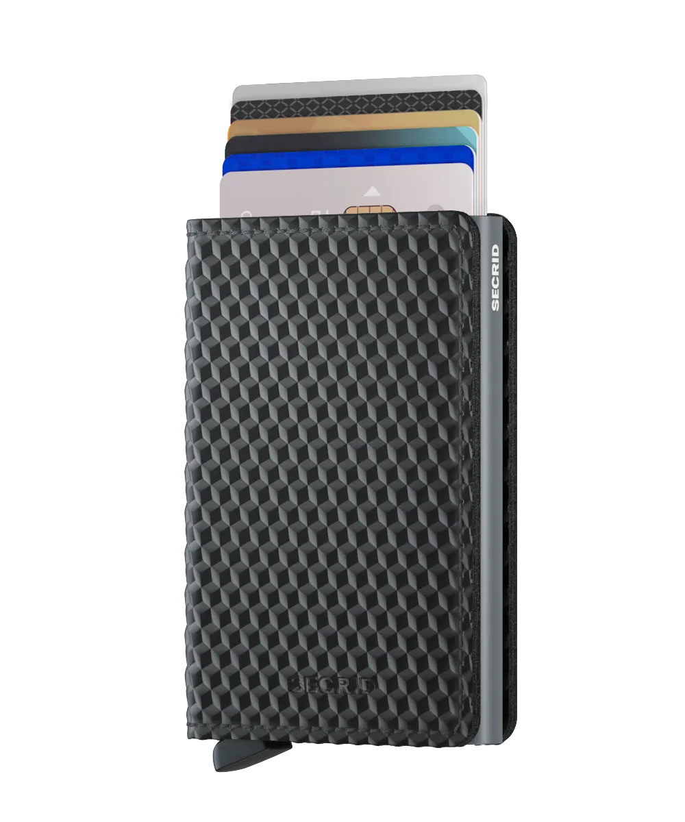 SECRID - Slimwallet Cubic Black Titanium
