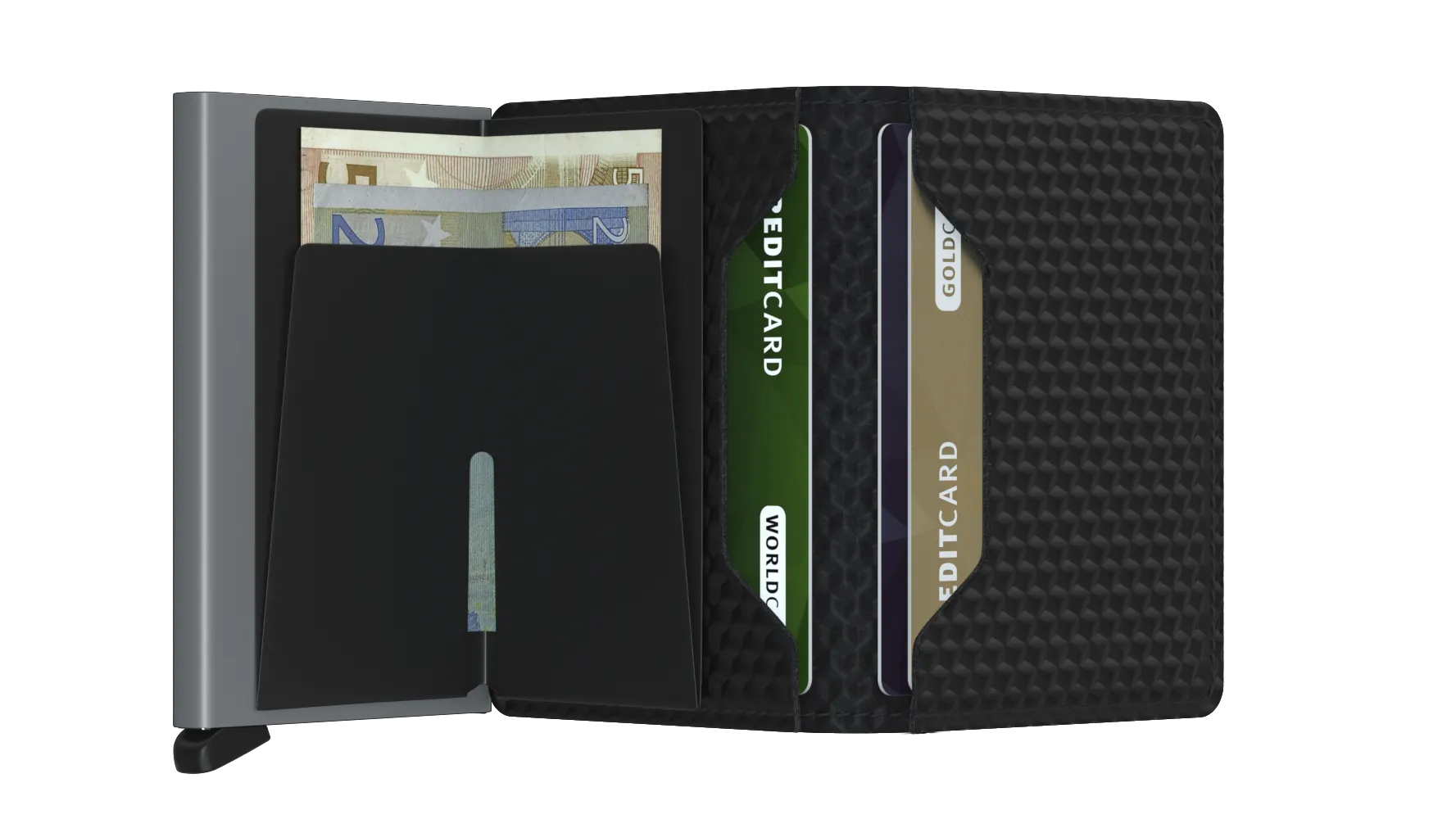 SECRID - Slimwallet Cubic Black Titanium