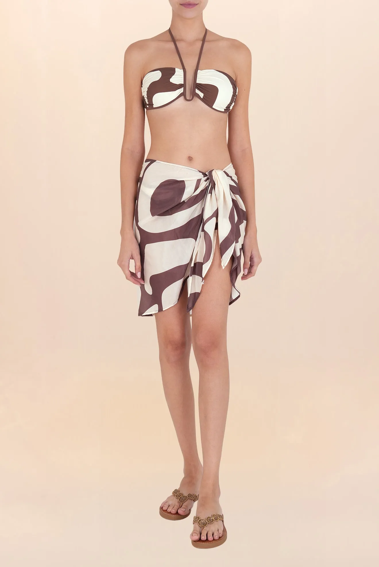 Short Linen Wrap Niza