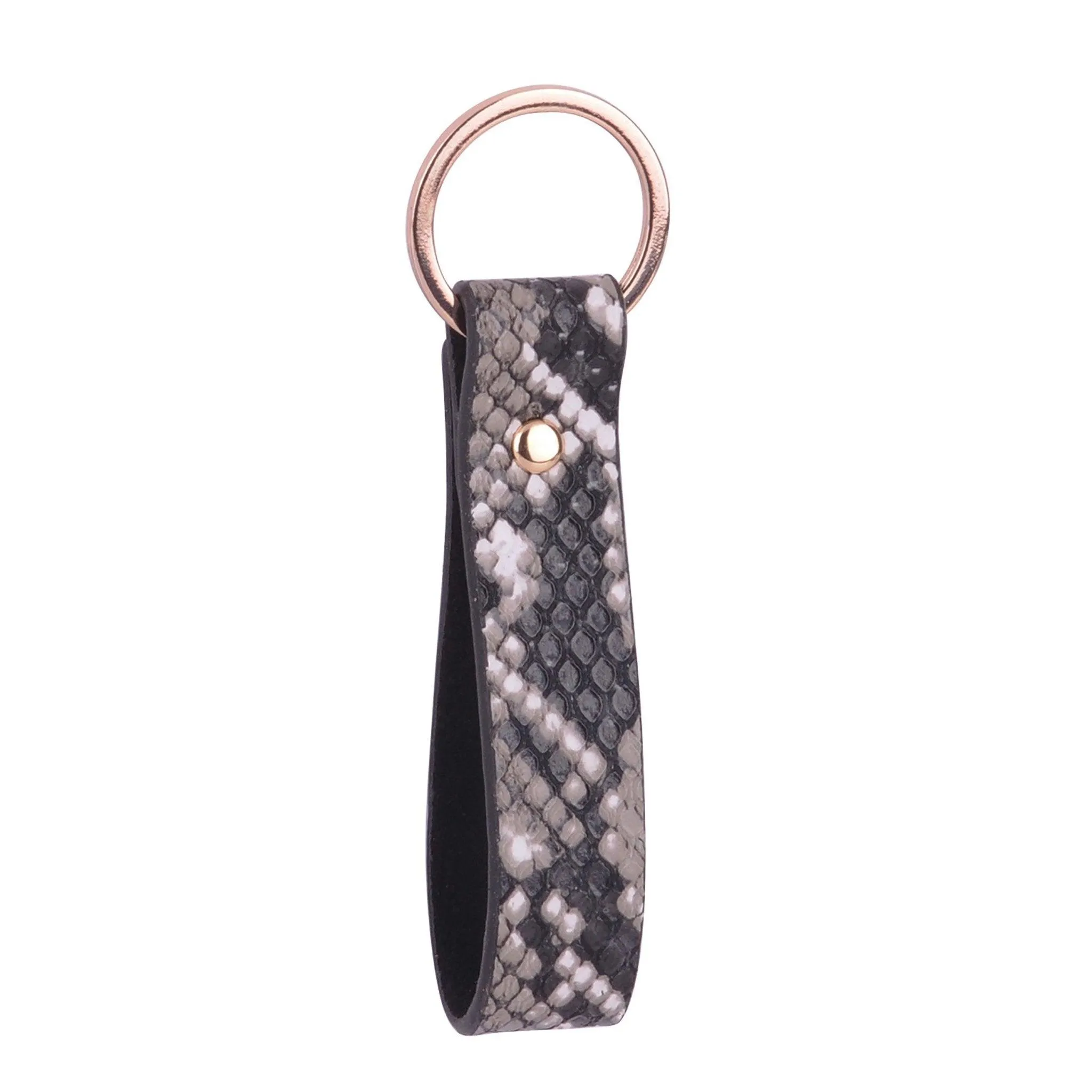 Snake Print Keychain