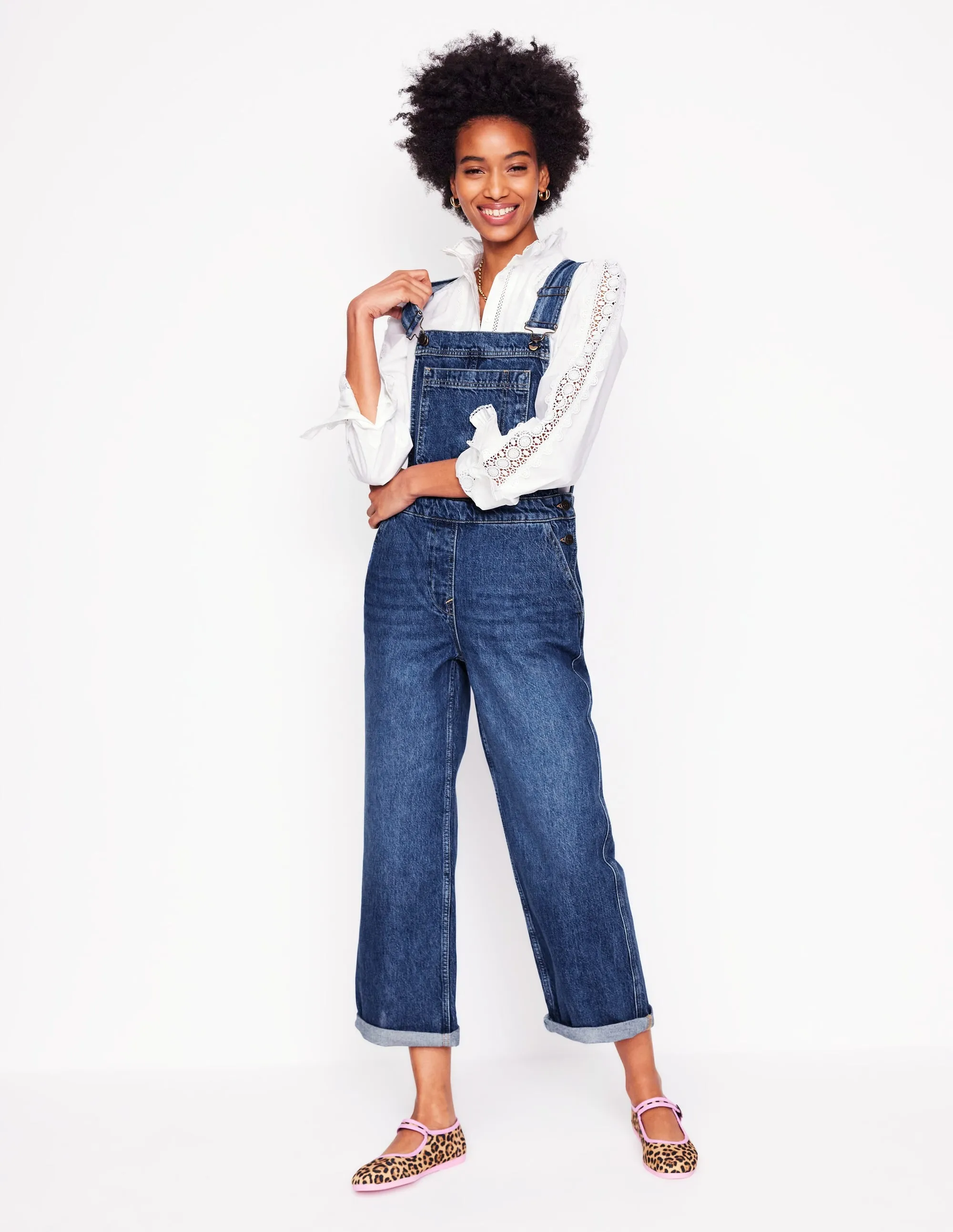 Straight Leg Dungarees-Mid Vintage