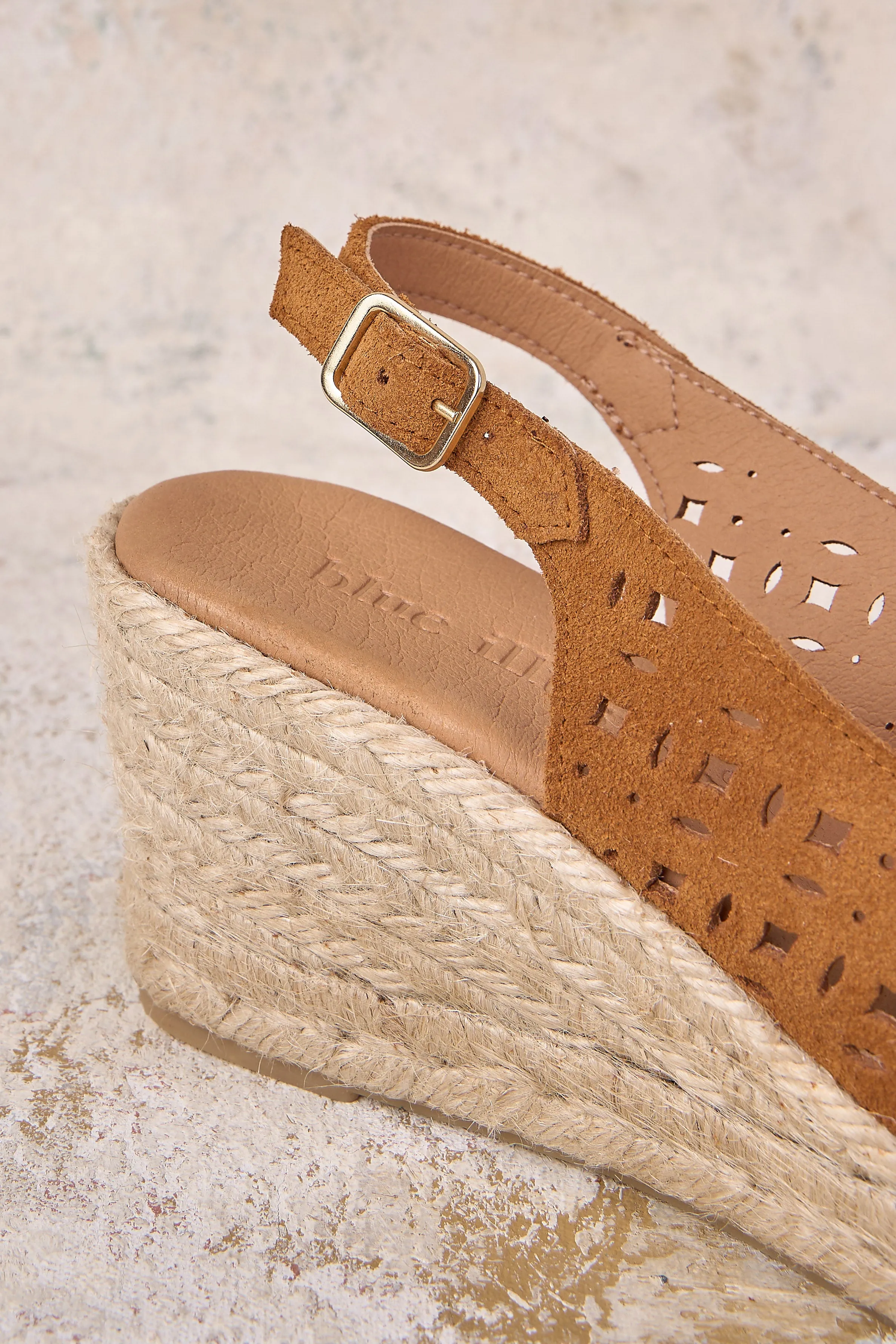Tamara Cutout Espadrille - Tan