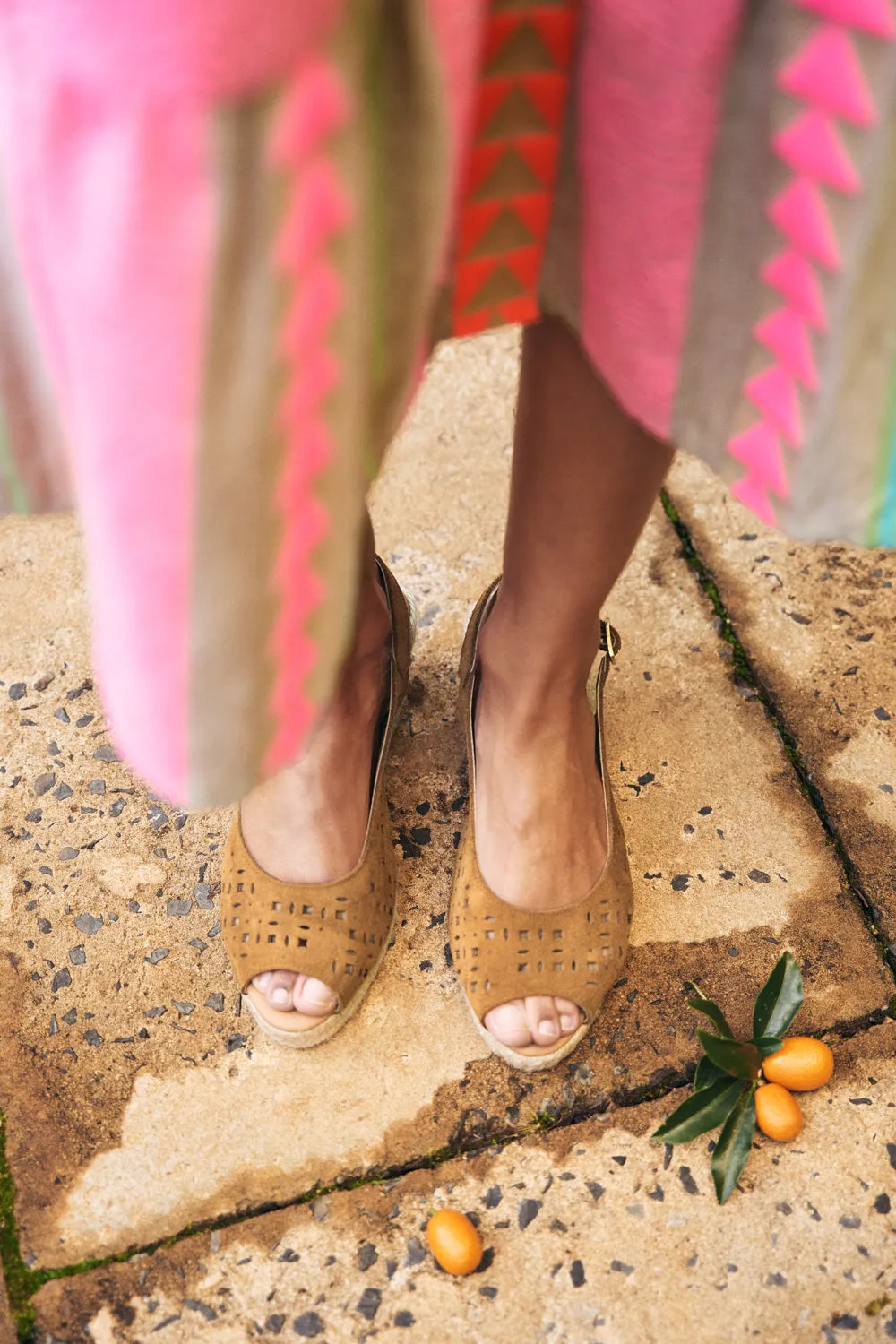 Tamara Cutout Espadrille - Tan