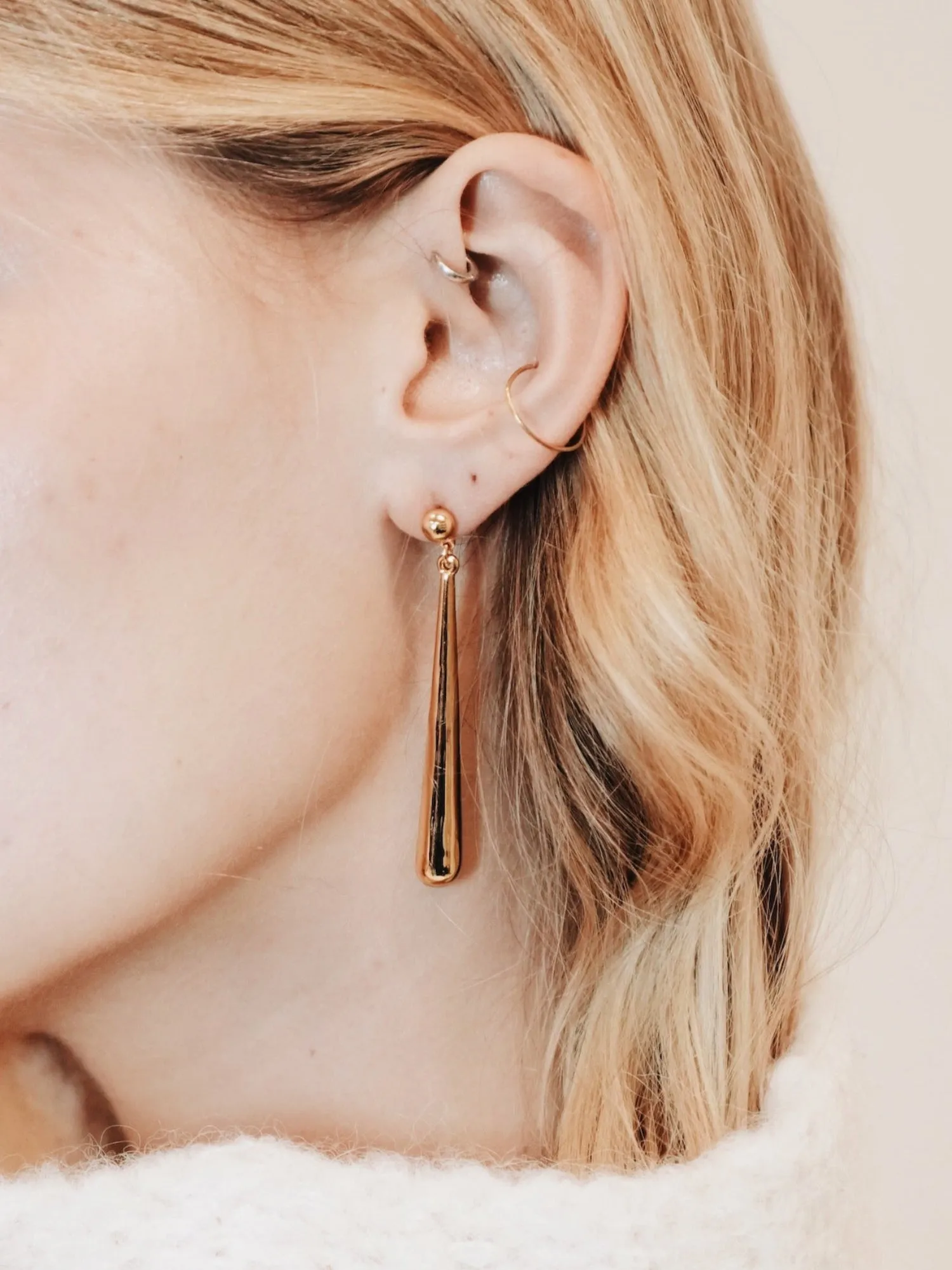 Tapered Drop Earrings