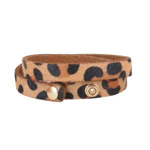 The Leopard Double Wrap Bracelet
