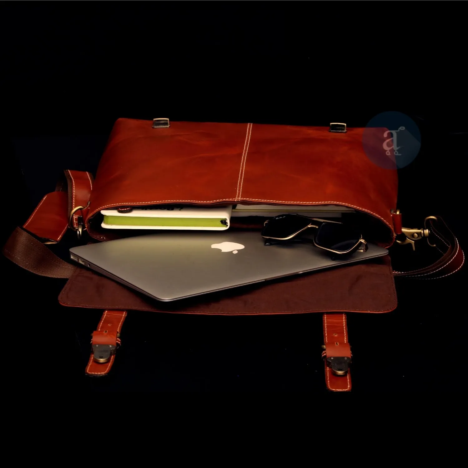 The Orange Laptop Messenger