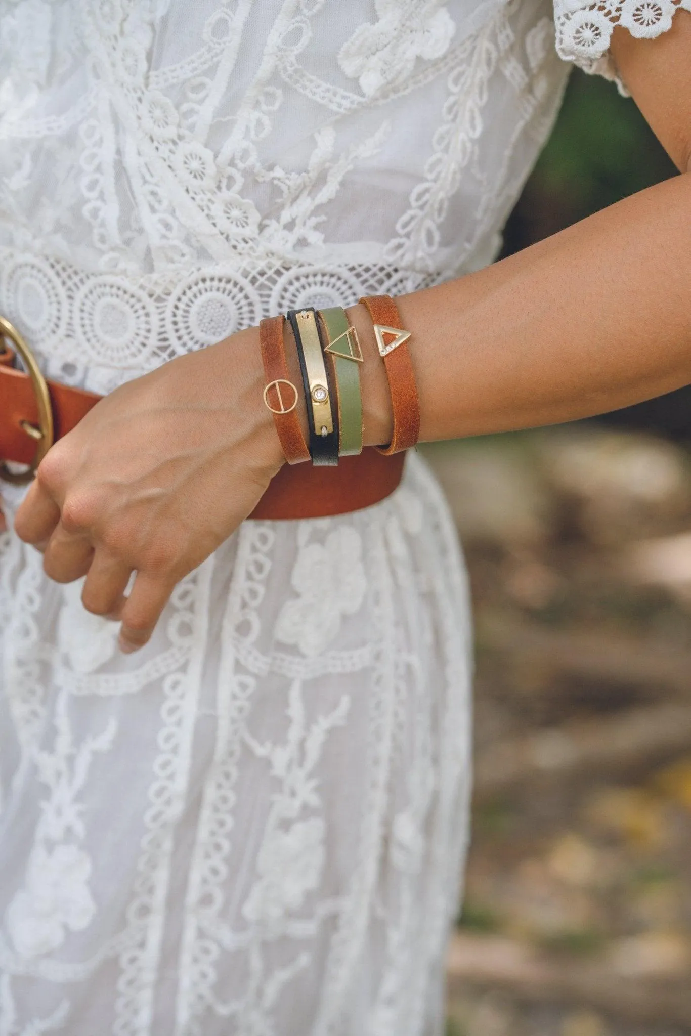 Try Again Leather Bracelet