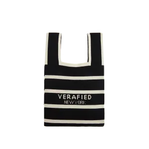 VERAFIED Stripe Tote Bag