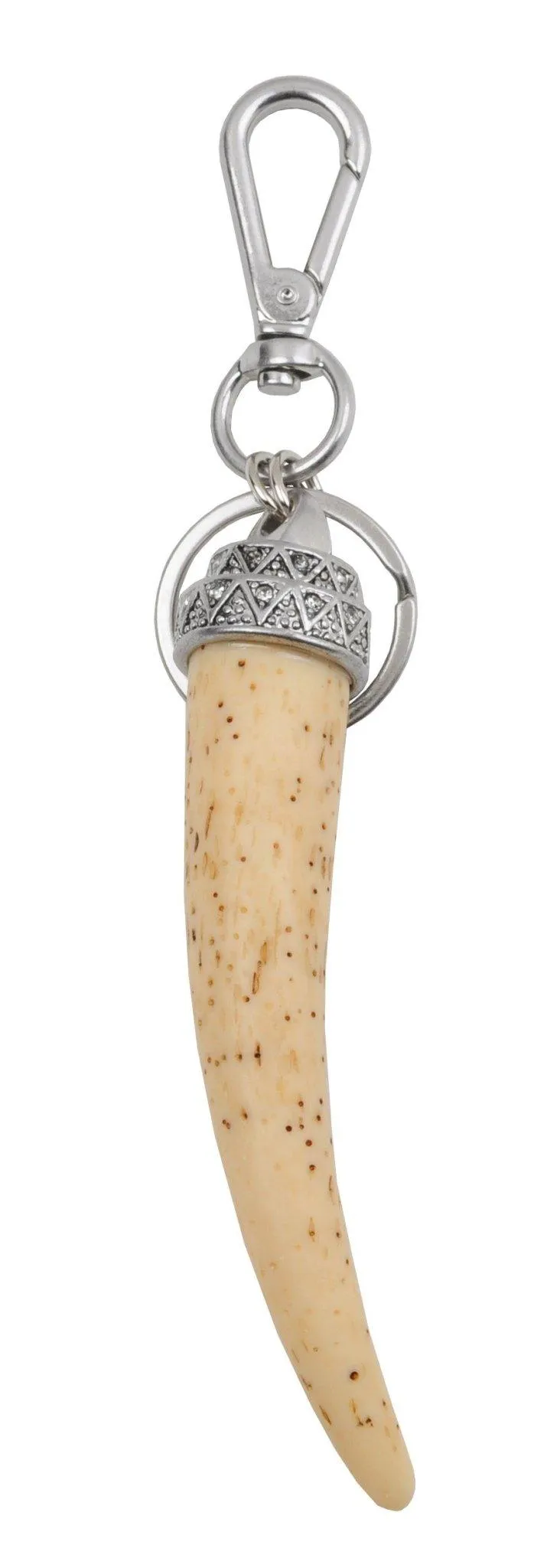 White Horn Bag Charm