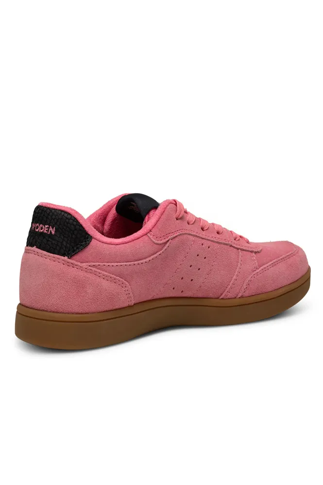 Woden Bjork Suede Aurora Pink Trainers