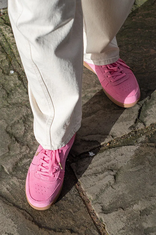 Woden Bjork Suede Aurora Pink Trainers