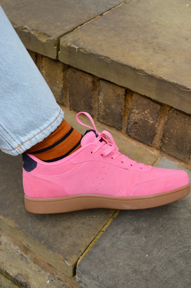 Woden Bjork Suede Aurora Pink Trainers
