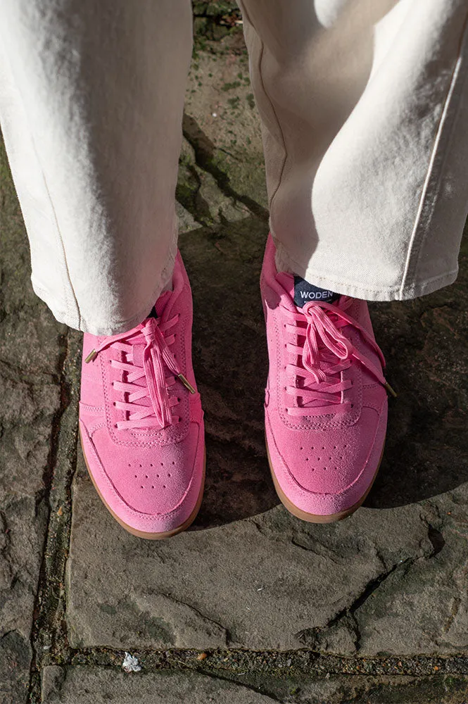 Woden Bjork Suede Aurora Pink Trainers